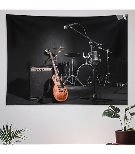 Amazon.com: NYMB Music Tapestry Wall Hanging, Musical Instruments